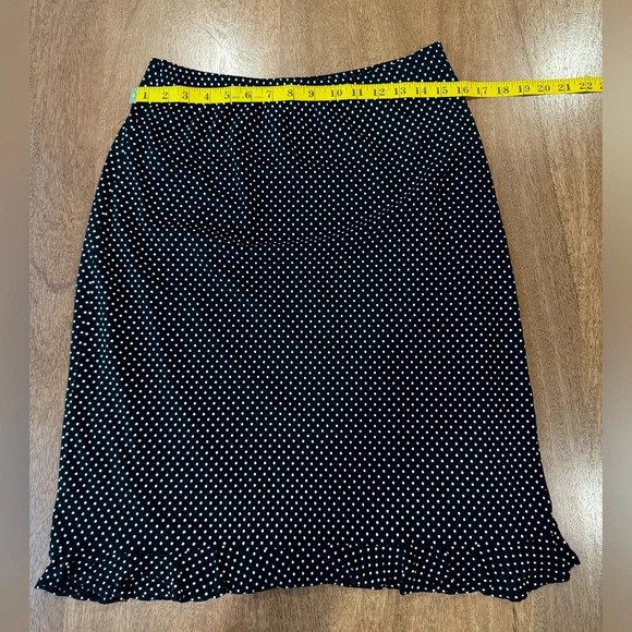 VINTAGE Retro Susan Lawrence POLKA DOT SKIRT - Picture 10 of 11